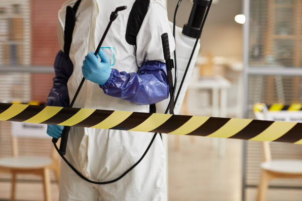 Professional Biohazard Cleanup technician working in East Saint Louis, IL